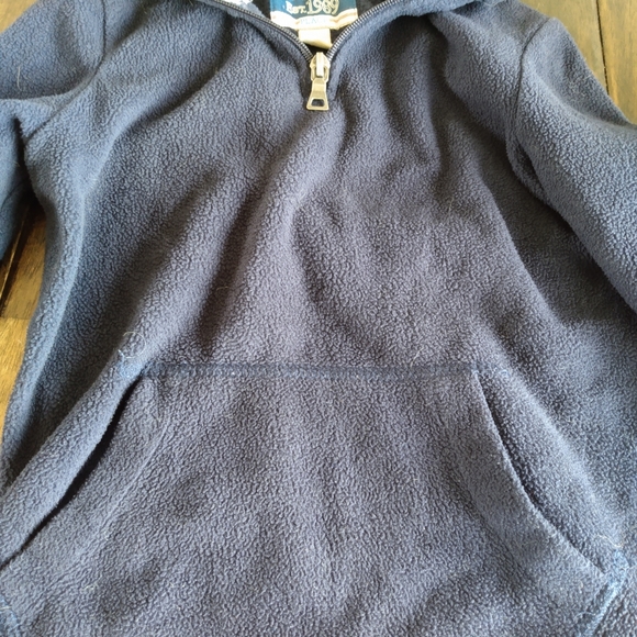 Navy blue half zipper pullover - Picture 2 of 4